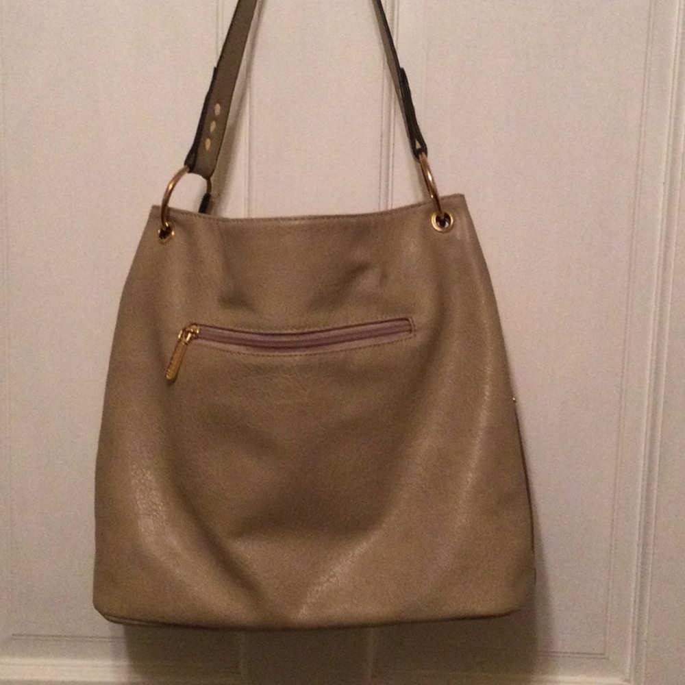 Montana West tote bag,tan yellow and brown - Picture 3 of 4